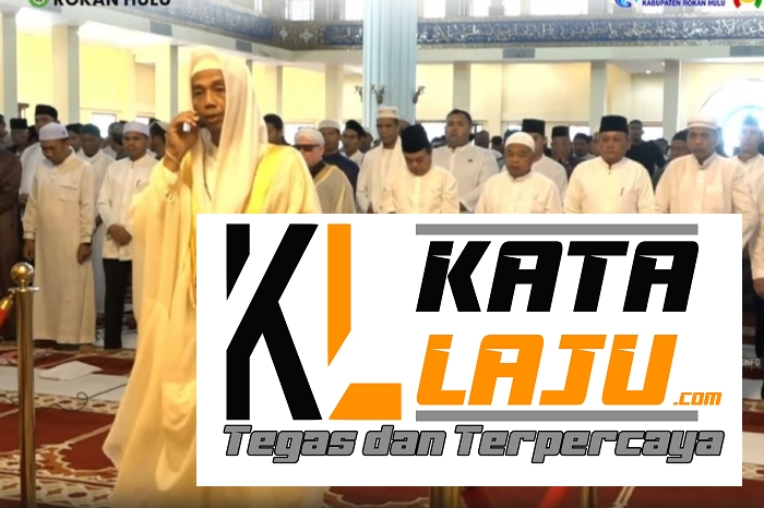 Ribuan Jemaah Padati Masjid Agung Islamic Center Rokan Hulu, Salat Iduladha 1447 H