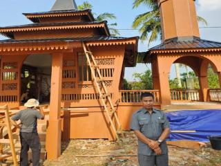 Tinjau Stand MTQ Ke 41 Tingkat Provinsi Riau di Inhu, Ahmad Yuzar; Pembangunan Sudah 80 Persen