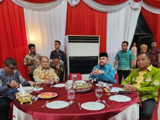 Riedel Hadiri Acara Kenal Pamit Pemerintah Provinsi Riau