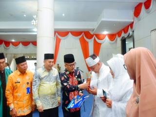 Launching Program SAKINAH, Pj Bupati Kampar Langsung Saksikan Akad Nikah Khairul dan Meri