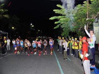 Pj Bupati Kampar Lepas Marathon Porwil Sumatera XI, Robi Sianturi Kembali Sabet Medali Emas